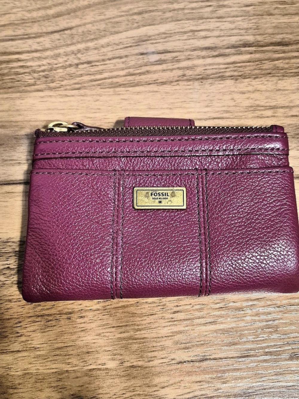 Fossil Logan Small Bifold Wallet in Purple